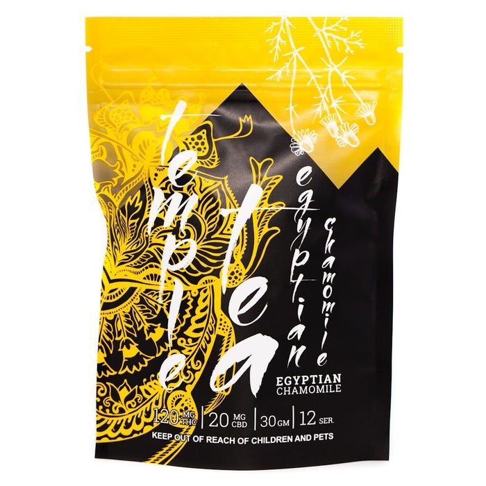 temple tea egyptian chamomile cannabis tea