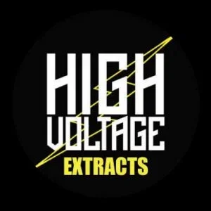 High Voltage Extracts Logo - Medicinal extracts with unparalleled aromas and flavours.