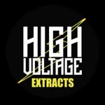 High Voltage Extracts Logo - Medicinal extracts with unparalleled aromas and flavours.