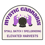 Mystic Cannabis Logo. Fresh Fraser Valley cannabis brand.