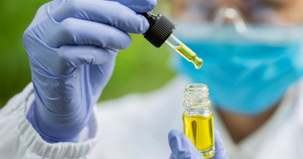 Medical Marijuana - THC Free - CBD Oil - bottle - drops - doctor