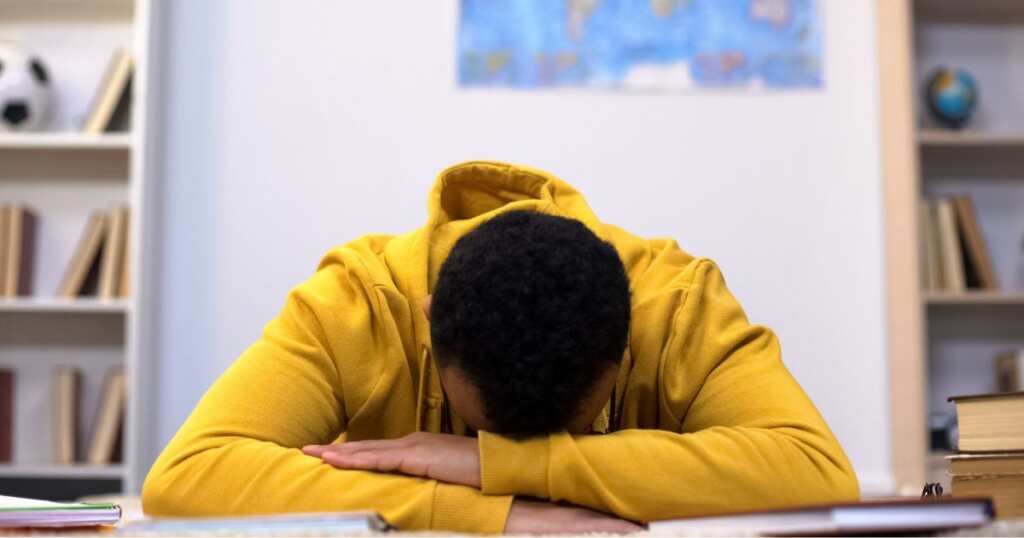 Young adult with ADHD symptoms