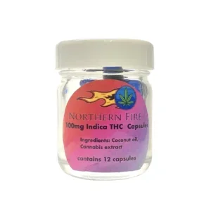 Northern Fire Indica THC Capsules - Elevate Relaxation