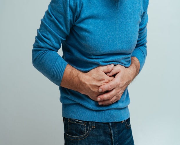 Man with IBD symptoms