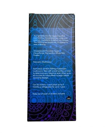 Shroomies - Magic Mushroom Chocolate Bar - Milk Chocolate Crunch 5000mg