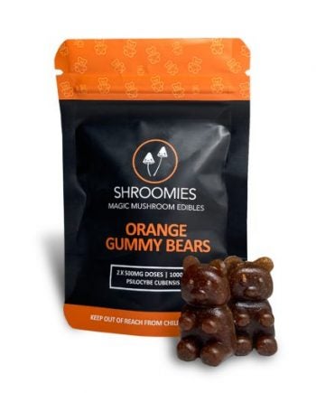 Shroomies - Orange Gummy Bears (1000mg)