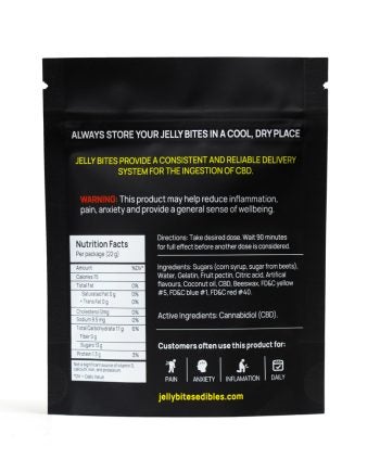 Twisted Jelly Bites (Light & Fruity Mix CBD - 500mg)