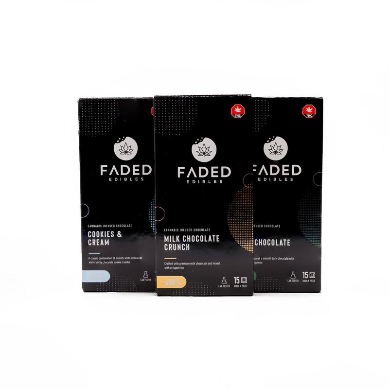 Faded Cannabis Co. - Chocolate Bars