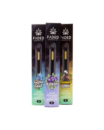 Faded Cannabis Co. - Live Resin Disposable Vape (2g)