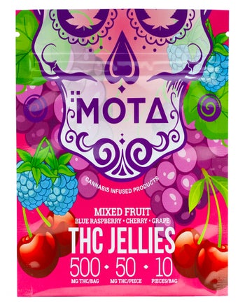 MOTA - THC Mixed Fruit Jellies (500mg)