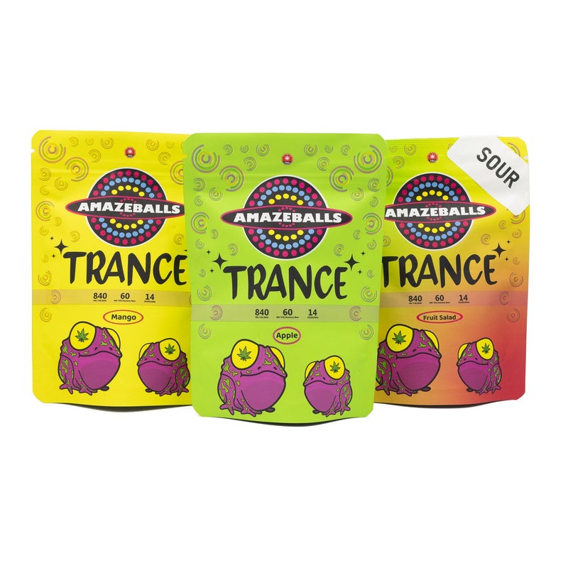 Amazeballs - Sour Trance Gummies (840mg)