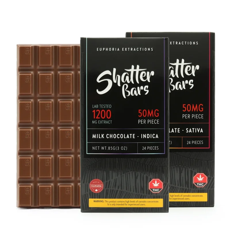 Euphoria Extractions - Shatter Bars (1200mg)