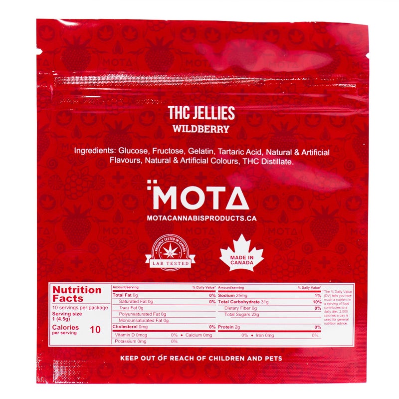 MOTA - THC Wild Berry Jellies (200mg)