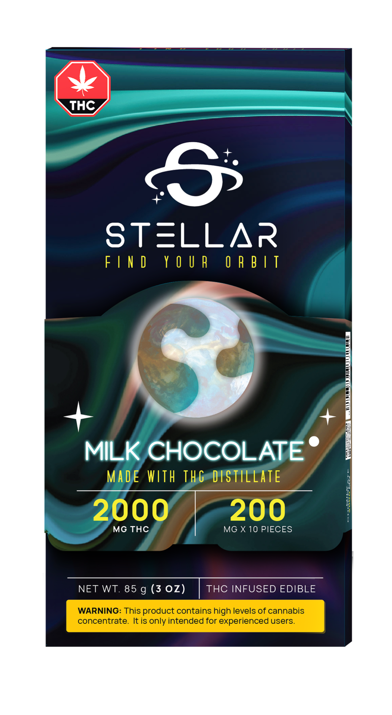 Stellar Edibles - Chocolate Bar (2000mg)