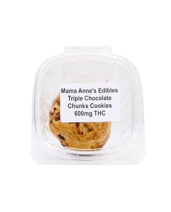 Mama Anne's Edibles - Triple Chocolate Chunks Cookies