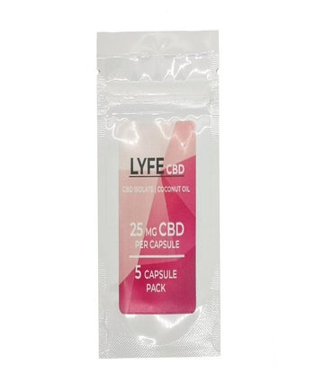 LYFE CBD 25mg Capsules