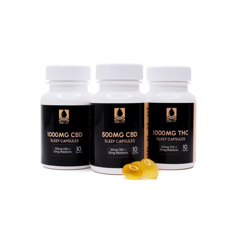 One Life - 5:1 CBD/Melatonin Soft Gel Capsules