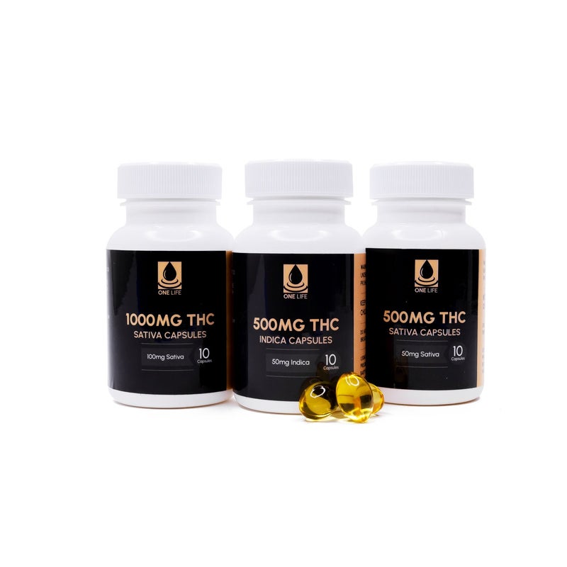 One Life - 10:1 Indica Oil/Melatonin Soft Gel Capsules