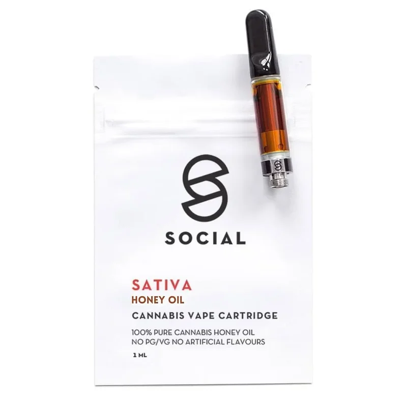 Social - Honey Oil Vape Cartridges (1g)