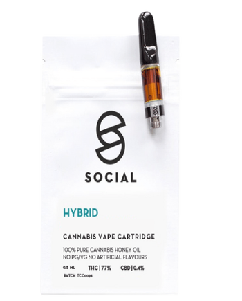 Social - Honey Oil Cartridges (0.5g)