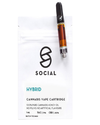 Social - Honey Oil Cartridges (1g)