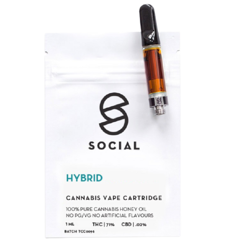 Social - Honey Oil Cartridges (1g)