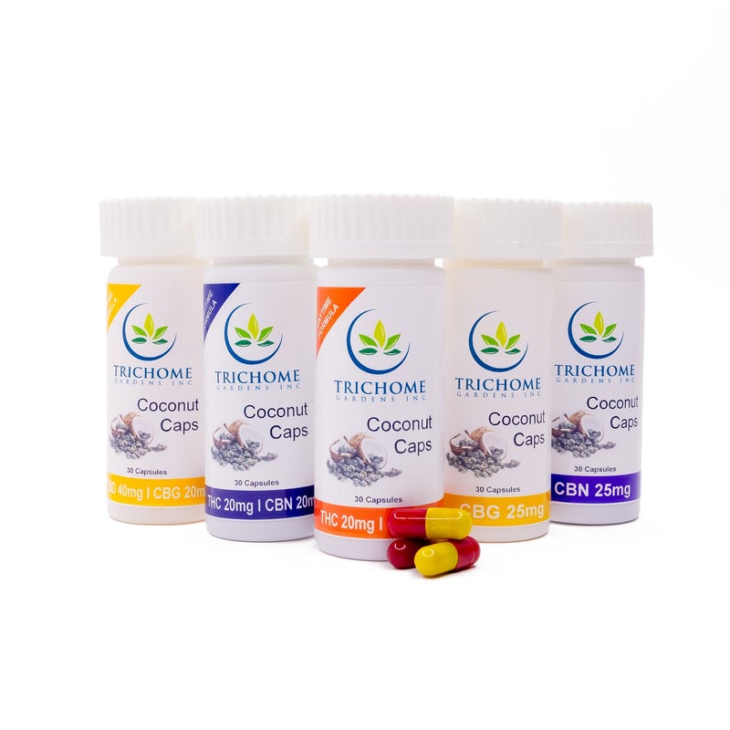 Trichome Gardens - Daytime Formula Capsules (CBD/CBG)