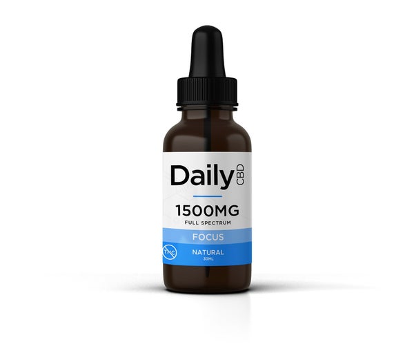 Daily CBD Focus 1500mg Natural