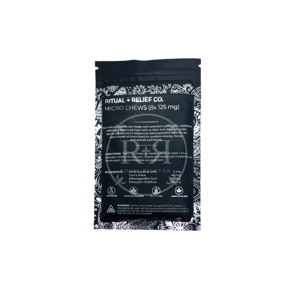 Black Cherry Microdose Chews Back