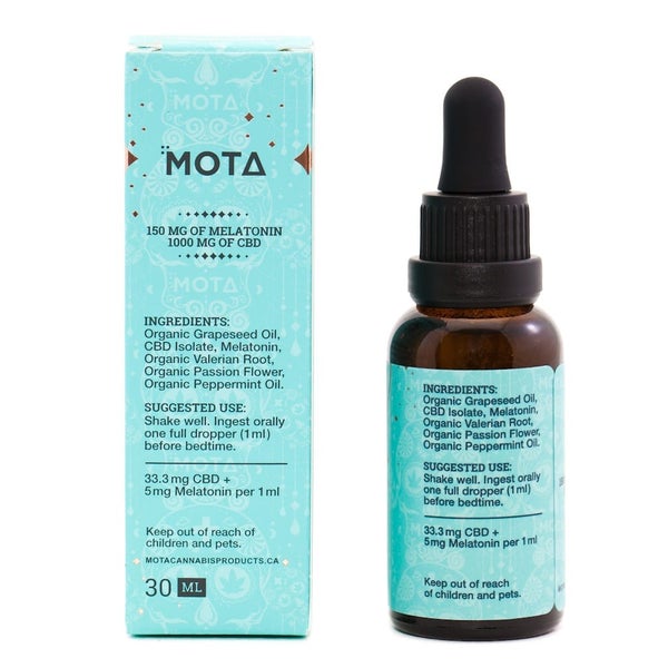 Mota CBD Sleep Tincture 150MG Melatonin 1000MG CBD 2