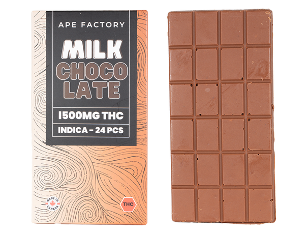 Ape Factory Milk Chocolate 1500 THC Indica 24 pcs 1