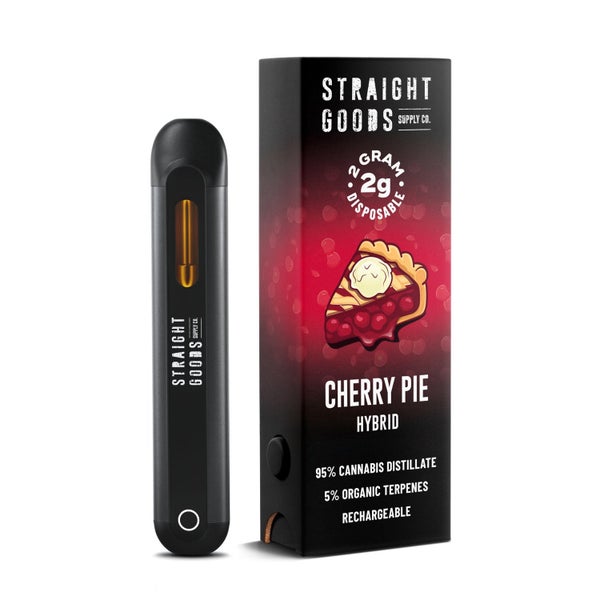 straight goods disposable vape 2g cherry pie 1