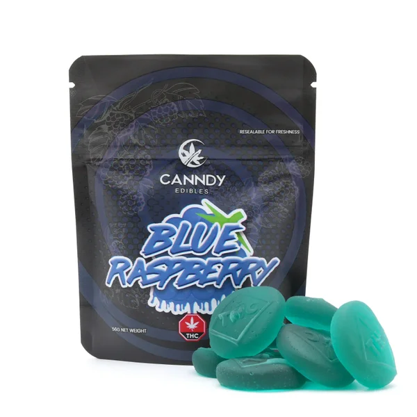 edibles canndy gummies blue raspberry l1