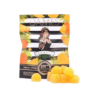 finished goods edibles dames gummies sour mango front 1 7