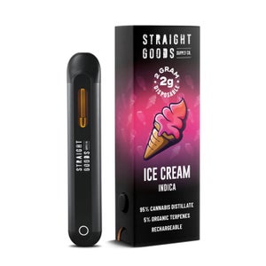 straight goods disposable vape 2g ice cream 3