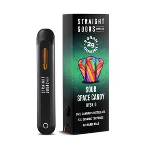 straight goods disposable vape 2g sour space candy 1 3