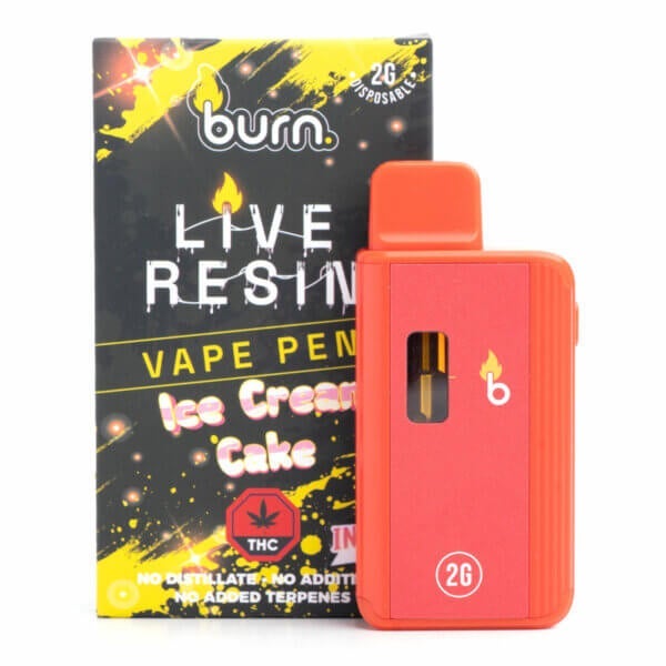 Burn 2Gram Live Resin Vape Pen Ice Cream Cake 600x600 1