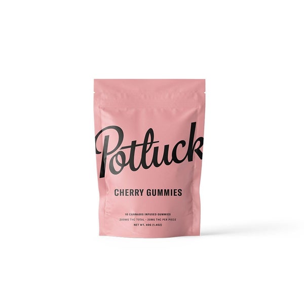 Poutluck Cherry Gummies Front 5