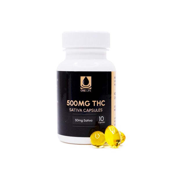 500MG THC SativaCapsules