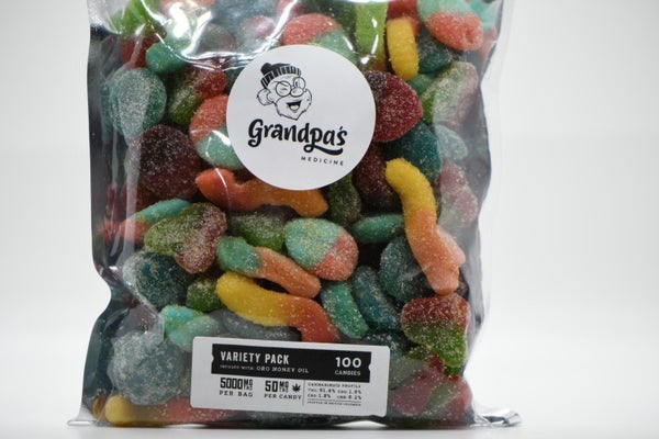 Monster Pack 5000MG Gummies Grandpas THC Edibles 2