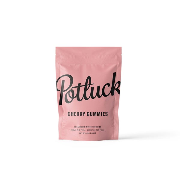 Poutluck Cherry Gummies Front