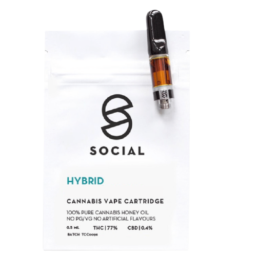 SOCIAL 0.5ML HONEY OIL CART HYBRID