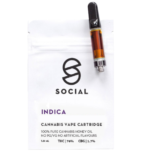 SOCIAL 1.0ML HONEY OIL CART INDICA