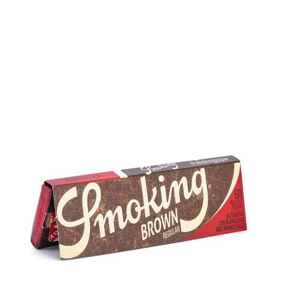 smoking brown unbleached rolling paper regular