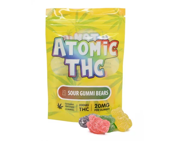 Atomic THC Sour Gummi Bears