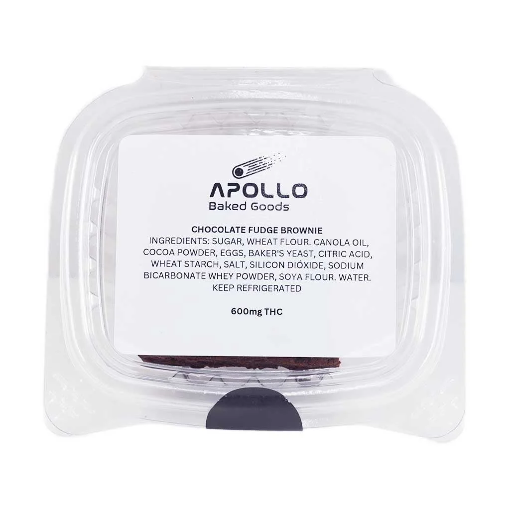 Apollo Baked Goods – Chocolate Fudge Brownie – 600mg THC 1