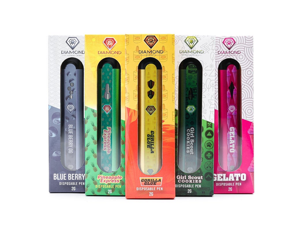 Diamond Concentrates Disposable Distillate Pen (2 Gram) CannaCured