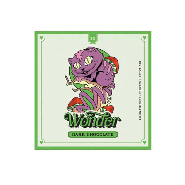 Wonder 3g Psilocybin Dark Chocolate Bar of Doobdasher, Canada