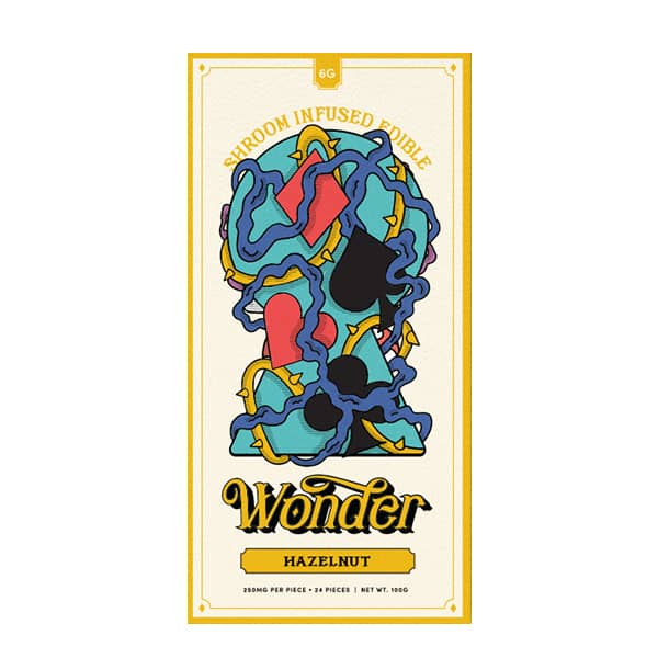 Wonder Psilocybin Chocolate Bar (Hazelnut) 6 Grams of Doobdasher