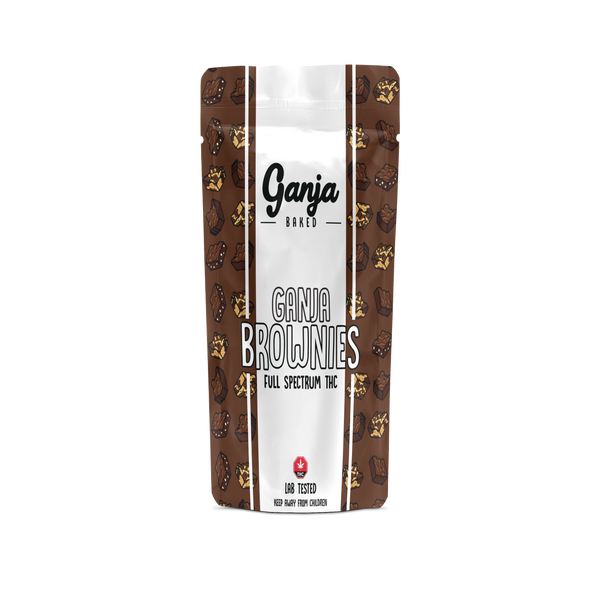 Ganja Baked Marble Brownie 600mg THC of Doobdasher, Canada